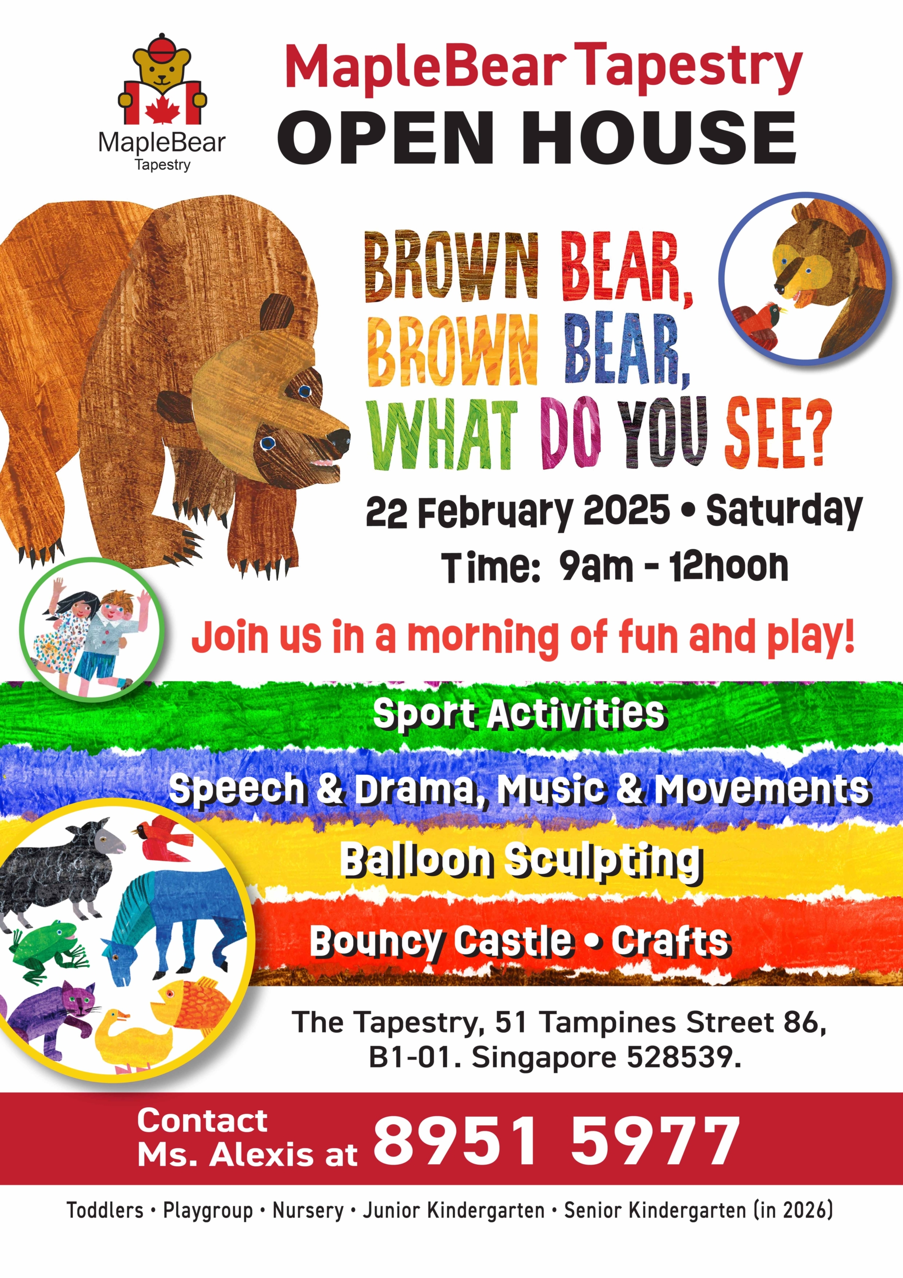 MapleBear Tapestry Tampines Open House